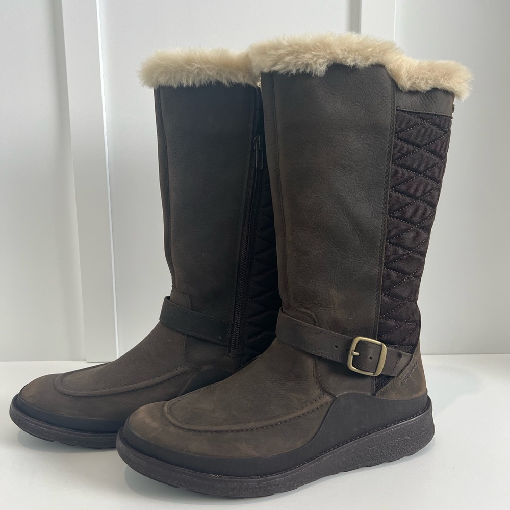 Merrell select grip dry warm woman’s snow rain boots 8.5